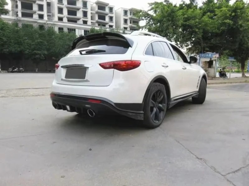 Carbon Fiber Body Kit Front LIP Diffuser Side Skirt Spoiler for Infiniti FX35 FX37 QX70 Bumper Body Kits